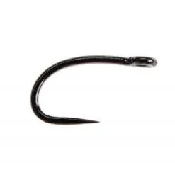 Hareline Dubbin Ahrex FW 517 Curved Dry Mini Barbless Hook 24 Pack