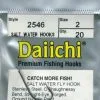 Daiichi 2546 Stainless Saltwater Hook 20 Pack