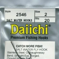 Daiichi 2546 Stainless Saltwater Hook 20 Pack