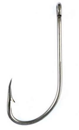 Eagle Claw 085A Plain Shank Offset Hook - A Pack - 2/0