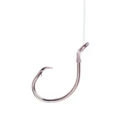 Eagle Claw Lazer Sharp 9222H Circle Sea Snelled Hook 18