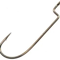 Gamakatsu 07111-25 Worm Hook Offset Shank - Size 1/0