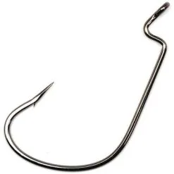 Gamakatsu 204415 Worm Hook Offset Shank G-Lock Ns Black 5/0 5 Pack