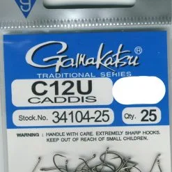 Gamakatsu C12U Caddis Hook 25 Pack