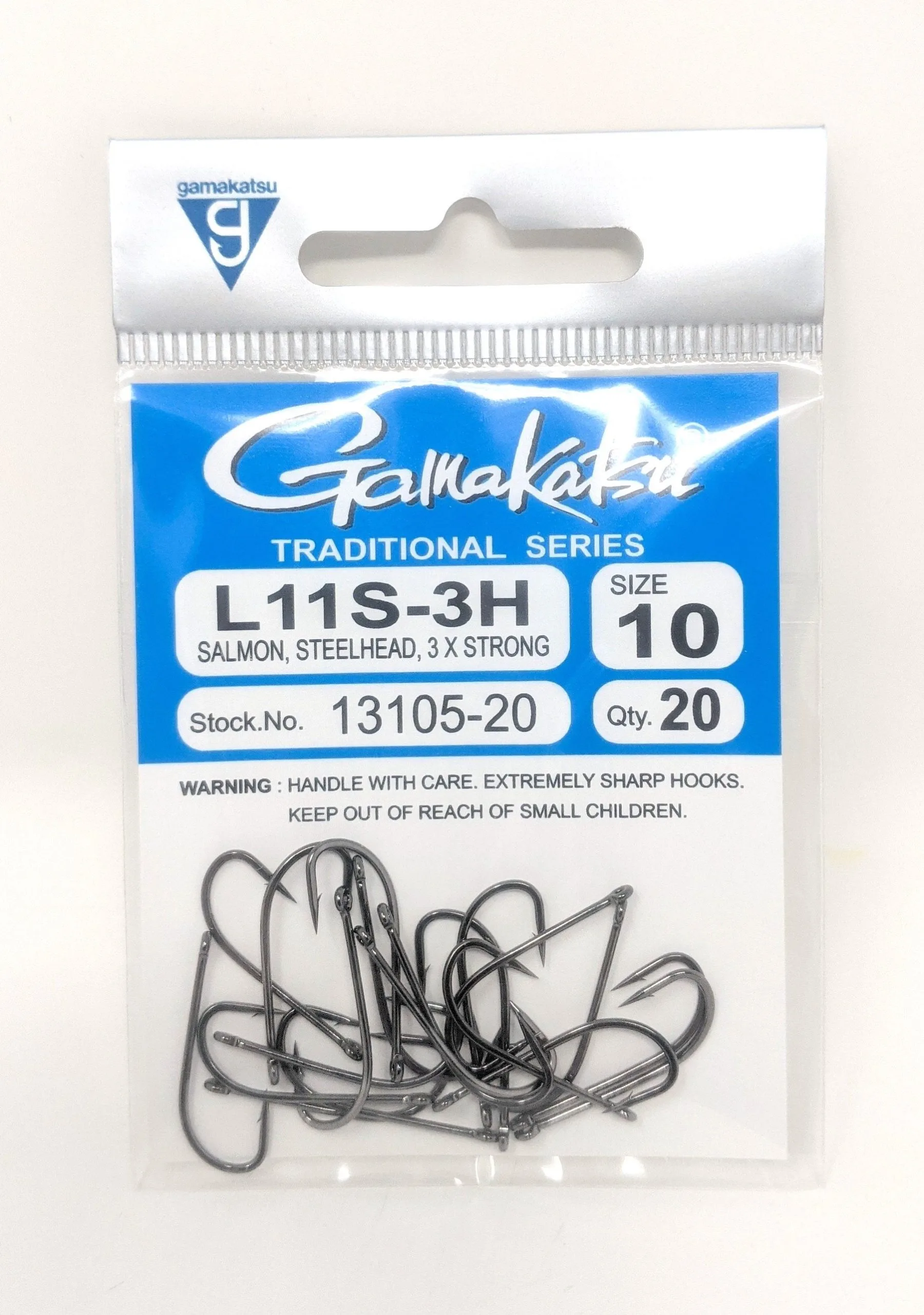 Gamakatsu L11S-3H Salmon/Steelhead Hook 20 Pack - Image 2