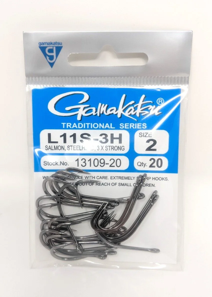 Gamakatsu L11S-3H Salmon/Steelhead Hook 20 Pack - Image 3