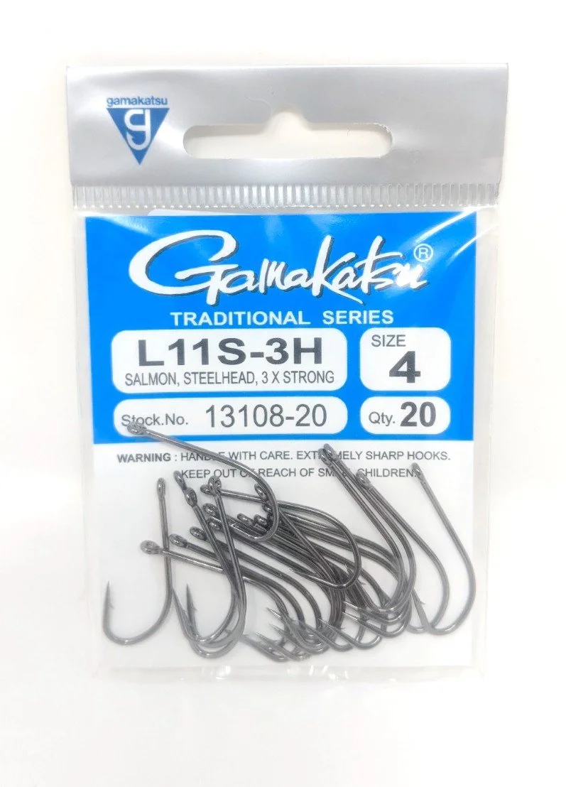Gamakatsu L11S-3H Salmon/Steelhead Hook 20 Pack - Image 4