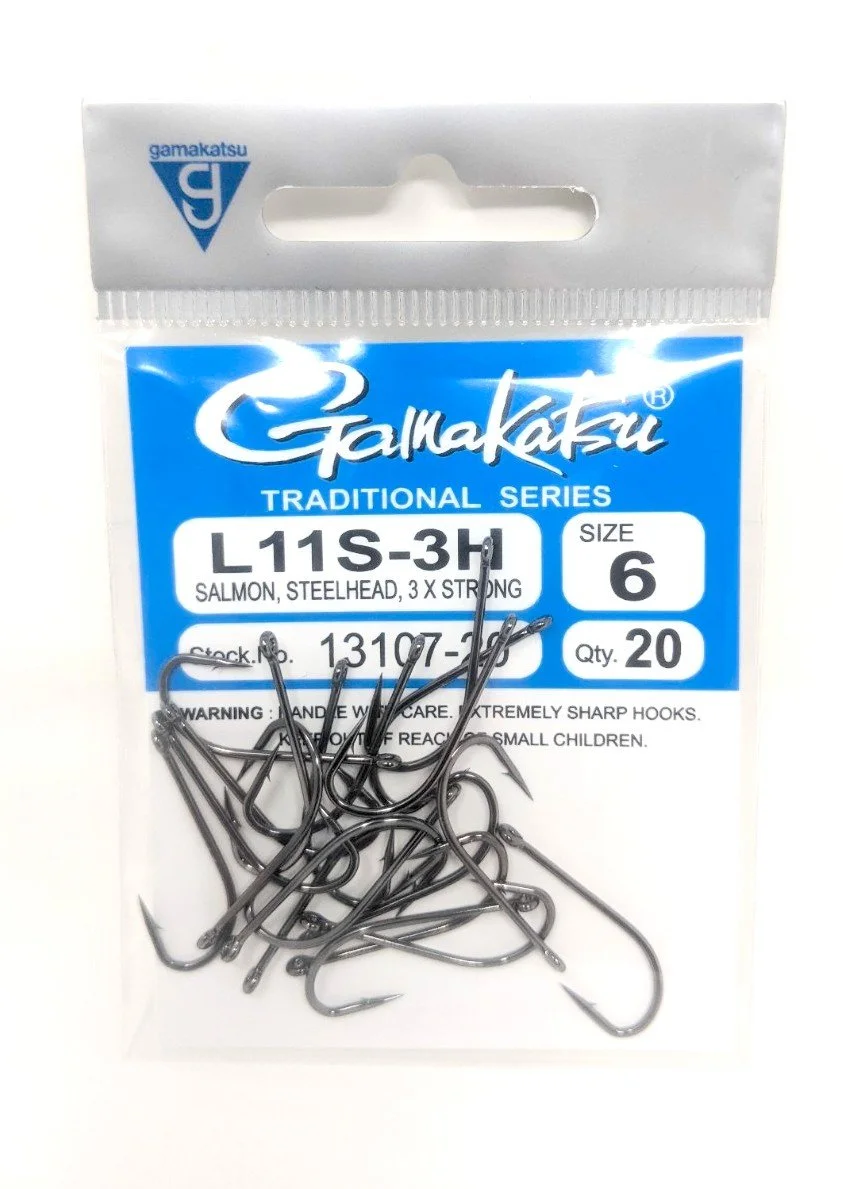 Gamakatsu L11S-3H Salmon/Steelhead Hook 20 Pack - Image 5