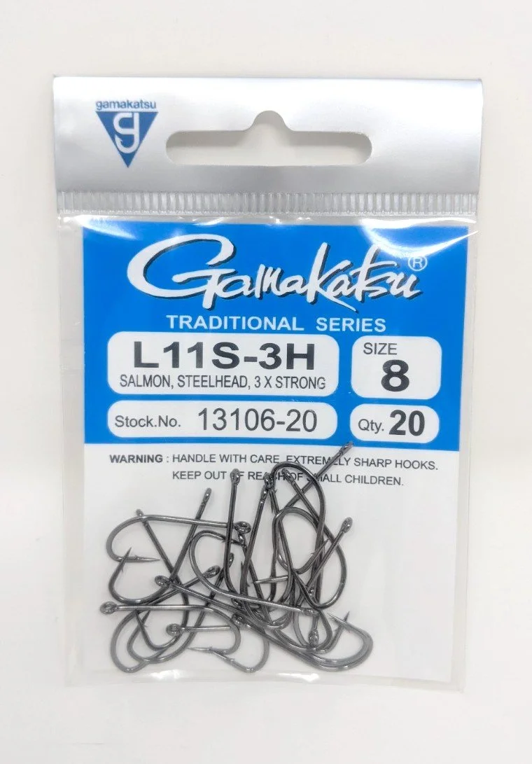 Gamakatsu L11S-3H Salmon/Steelhead Hook 20 Pack - Image 6