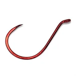 Gamakatsu Octopus Hook Barbless Red 25 Pack