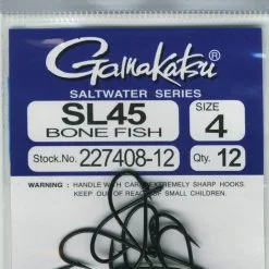 Gamakatsu SL45 Bonefish Hook 12 Pack
