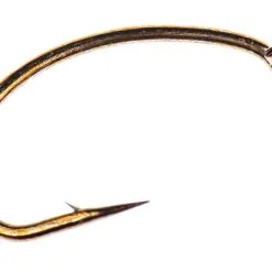 Hareline Dubbin Hareline Core C1120 Curved Nymph And Scud Bronze Hook