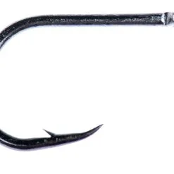 Hareline Dubbin Hareline Core C1650 Tube Fly Single Black Nickel Hook