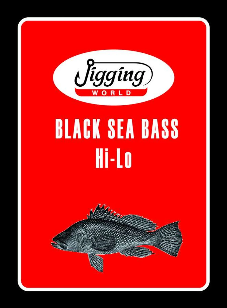 Jigging World Black Sea Bass 2-Hook Hi-Lo Rigs