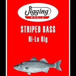 Jigging World Striped Bass Hi-Lo Inline Circle Hook Rigs