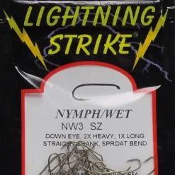 Wapsi Lightning Strike NW3 Nymph Hook 25 Pack
