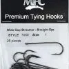 Montana Fly Company MFC Wide Gap Streamer Hook 25 Pack