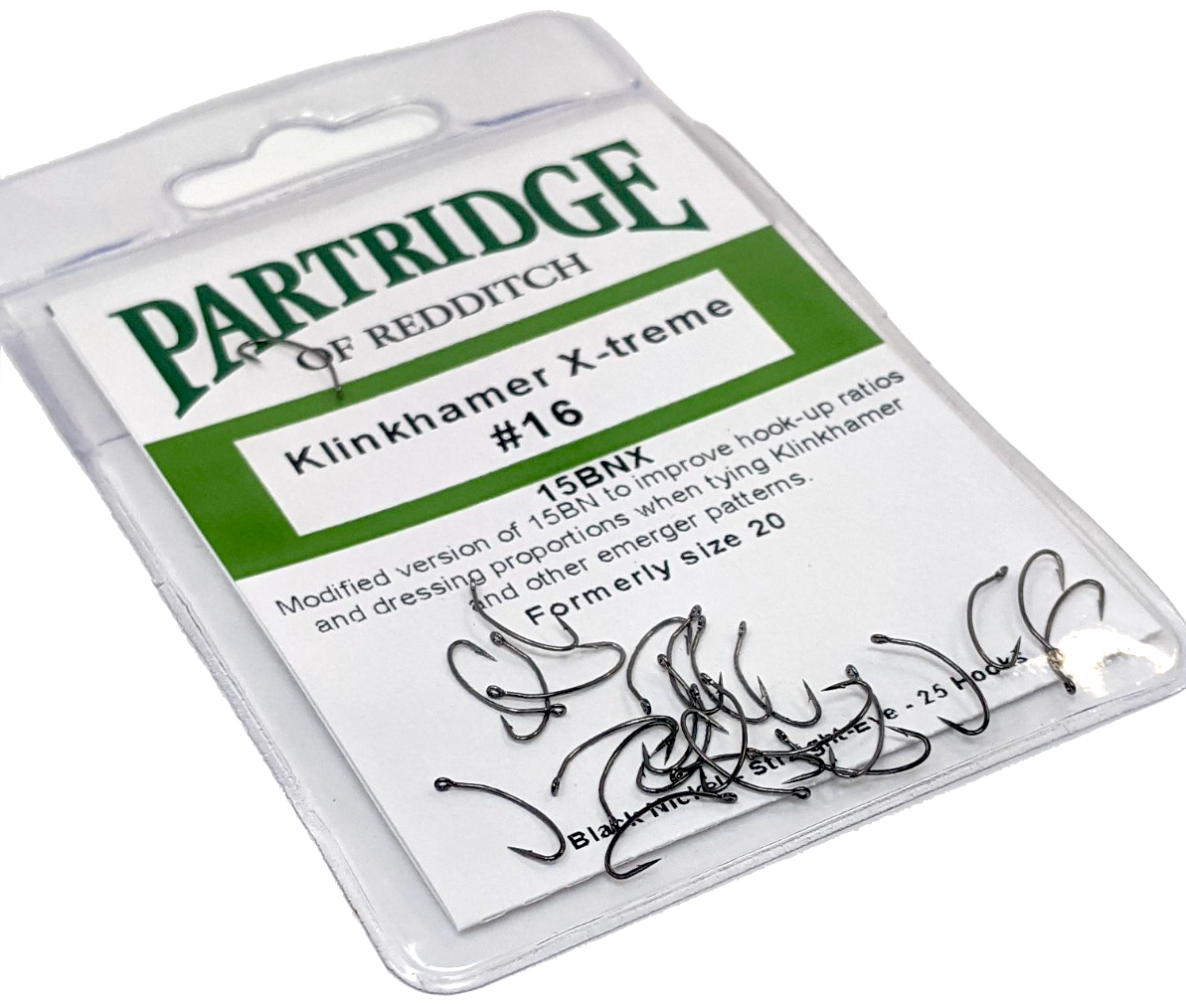 Partridge 15BNX Klinkhamer X-treme Hook 25 Pack - Image 3