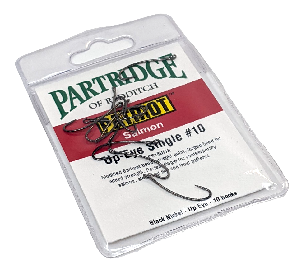 Partridge Patriot Salmon Up-Eye Single Hook 10 Pack - Image 3