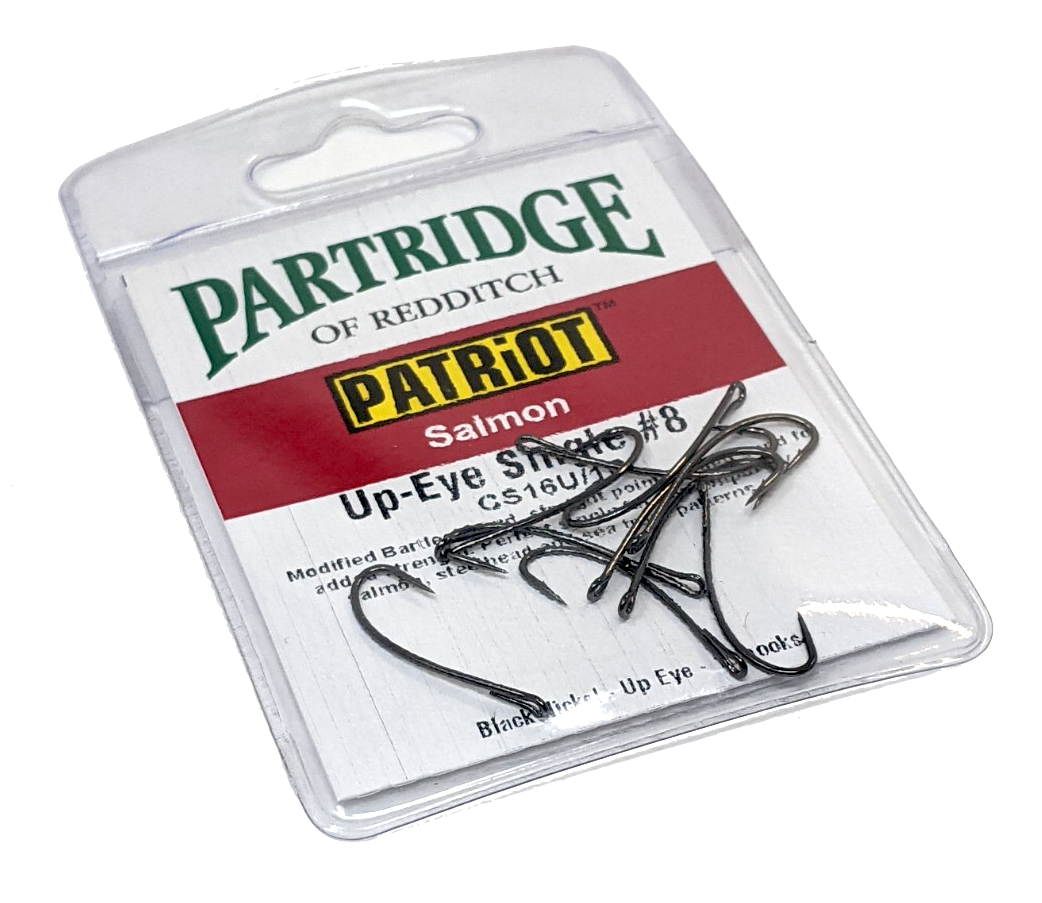 Partridge Patriot Salmon Up-Eye Single Hook 10 Pack - Image 2