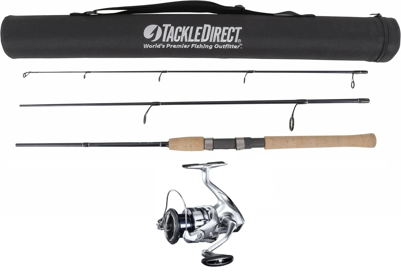 TackleDirect Silver Hook/Shimano ST4000XGFL Stradic FL Travel Combo