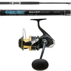 TackleDirect SPSW6000HGA/TDSBS701MH Silver Hook Boat Spinning Combo
