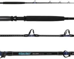 TackleDirect TDSSUT601MHSB Silver Hook Conventional Standup Rod