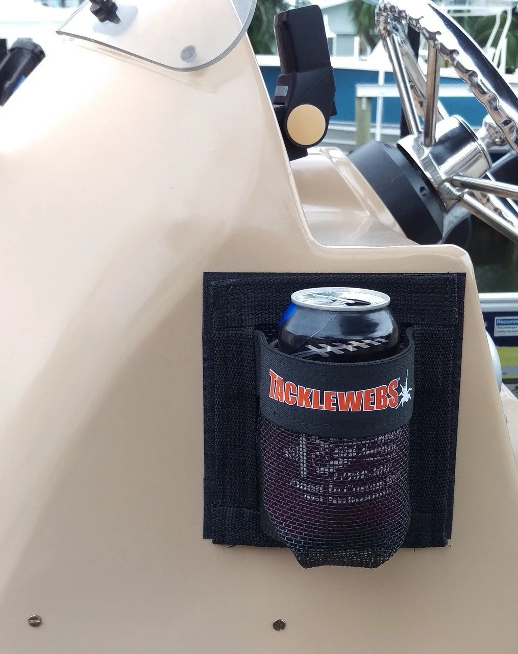 TackleWebs Hook And Loop 6in X 6in Mesh Cup Holder - Image 2