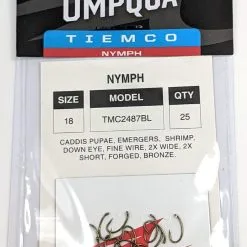Tiemco 2487BL Hook 25 Pack