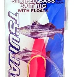 Tsunami Striped Bass Bait Rig W/ Floats & Circle Hook