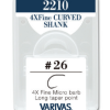 Varivas 2210 Curved 4x Fine Hook 30 Pack