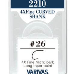 Varivas 2210 Curved 4x Fine Hook 30 Pack